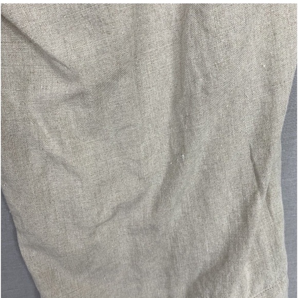 J. Jill Womens Pant Small Petite Beige Love Linen Elastic Waist Crop Lagenlook - Picture 13 of 13